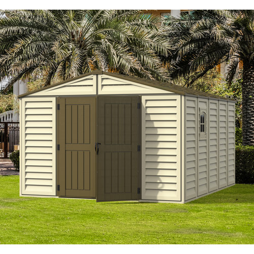 Duramax Woodbridge Plus 10.5 ft. W x 13 ft. D Plastic Storage Shed